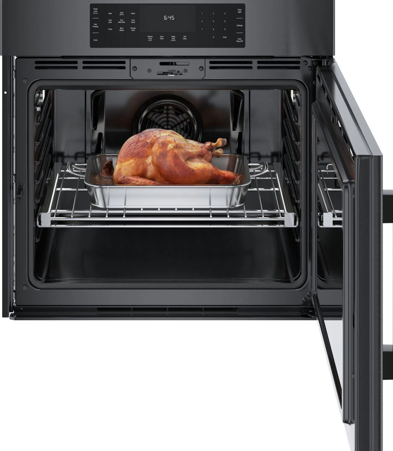 Bosch HBL8444RUC 800 Series Single Wall Oven 30" Right SideOpening Door, Black Stainless Steel - Image 10