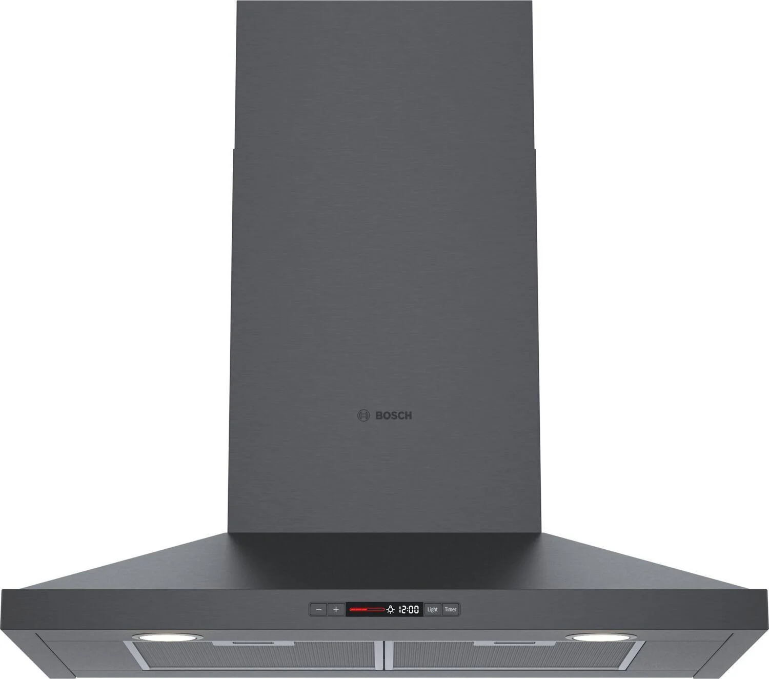 Bosch HCP80641UC 800 Series, wall-mounted cooker hood, 30'', Black stainless steel