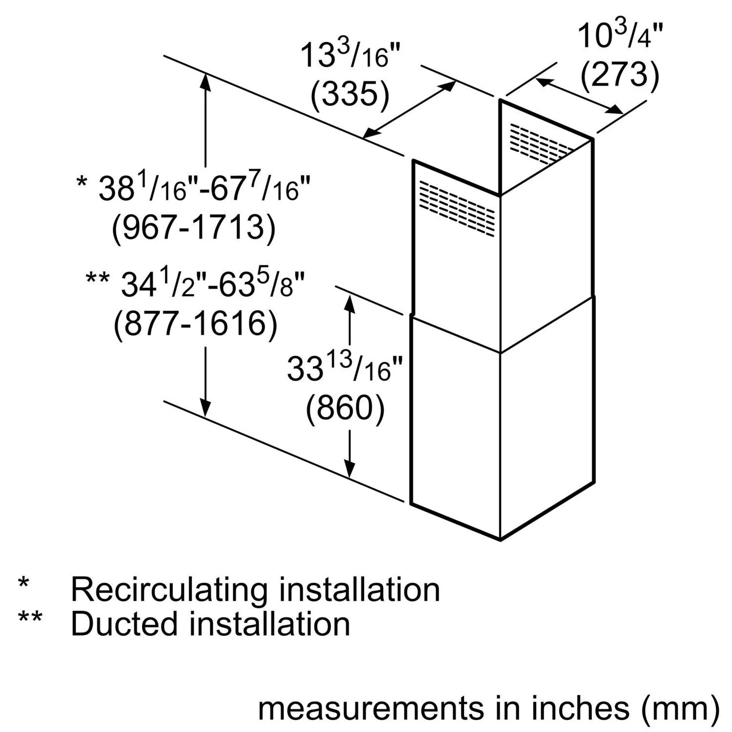 Bosch HCPEXT5UC Chimney extension - Image 2