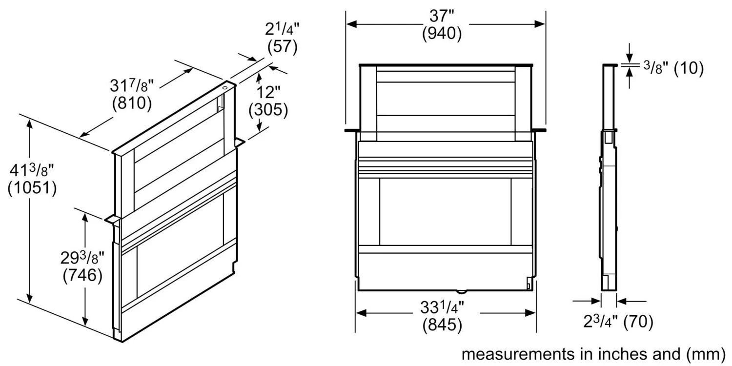 Bosch HDD86051UC 800 Series Downdraft Ventilation 37" Stainless Steel - Image 14