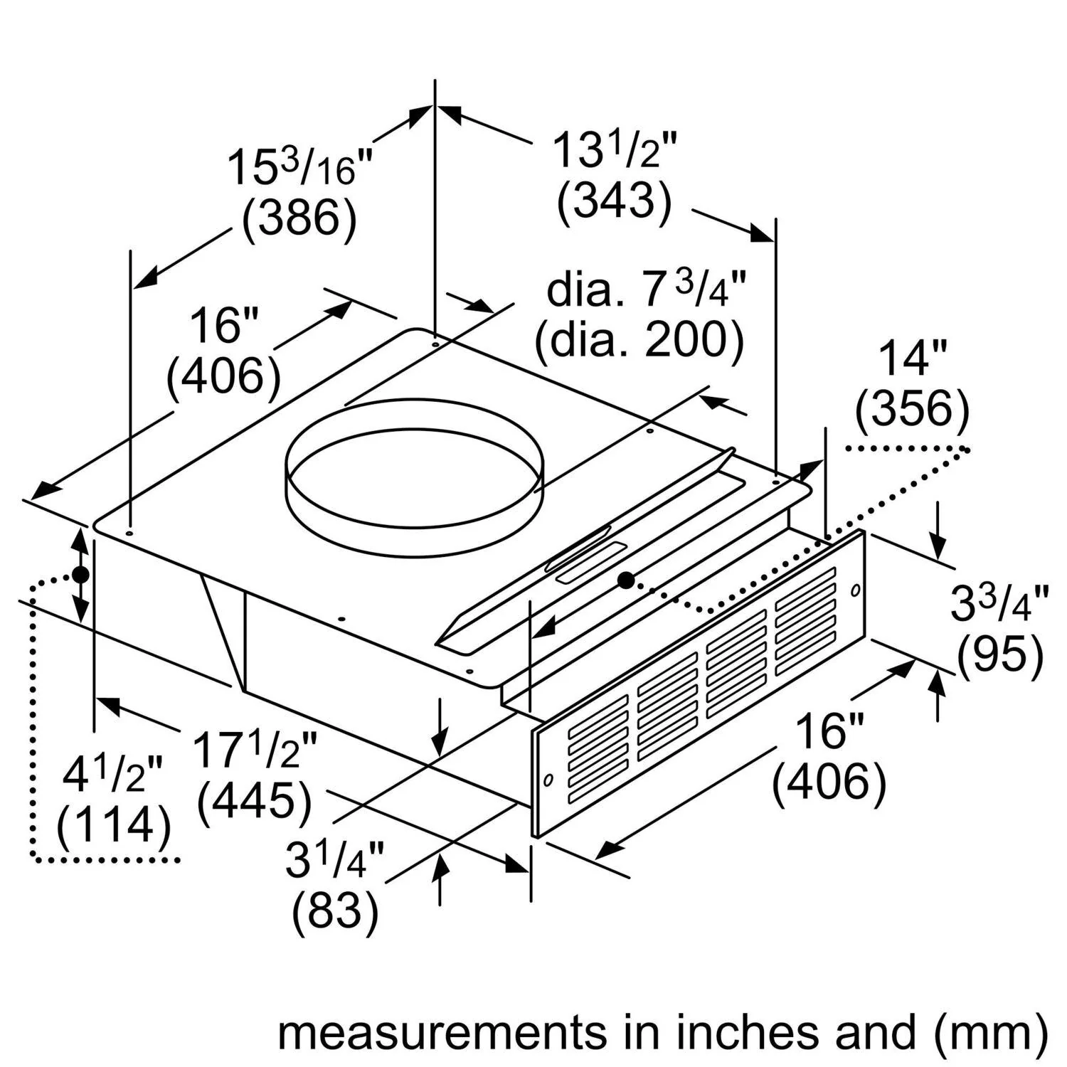 Bosch HDDREC5UC Recirculation kit - Image 2