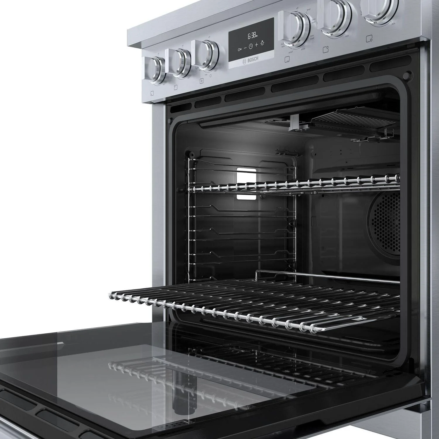 Bosch HDS8055U 800 Series, Dual fuel freestanding range, 30'', Stainless steel - Image 12