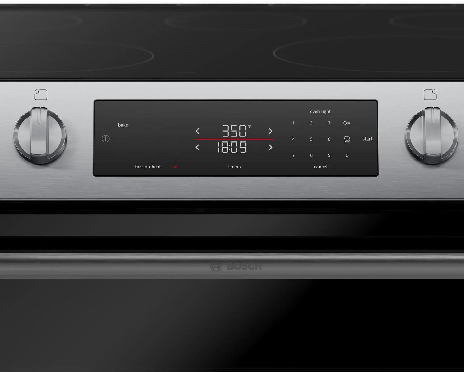 Bosch HEF1050MU 100 Series, Freestanding electric cooker, 30'', Stainless steel - Image 12