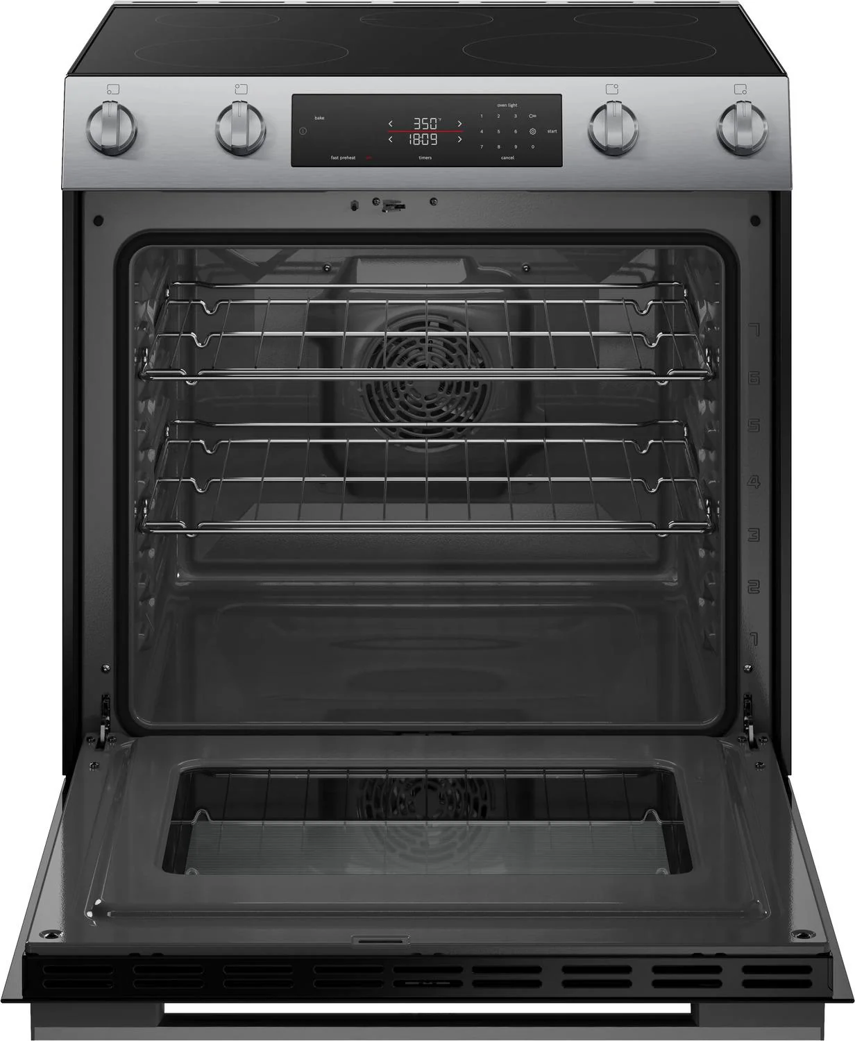 Bosch HEF1050MU 100 Series, Freestanding electric cooker, 30'', Stainless steel - Image 13