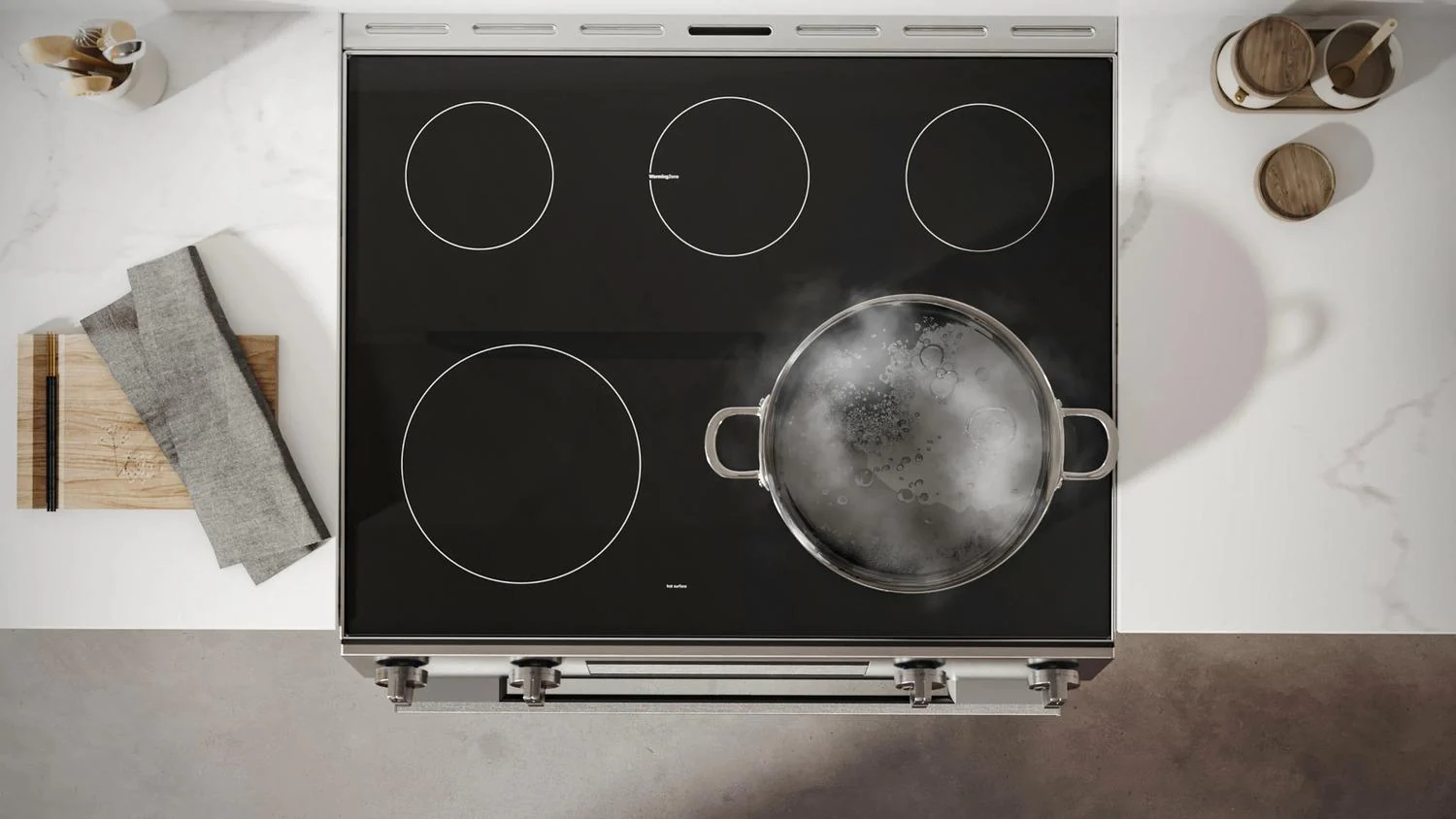 Bosch HEF1050MU 100 Series, Freestanding electric cooker, 30'', Stainless steel - Image 5