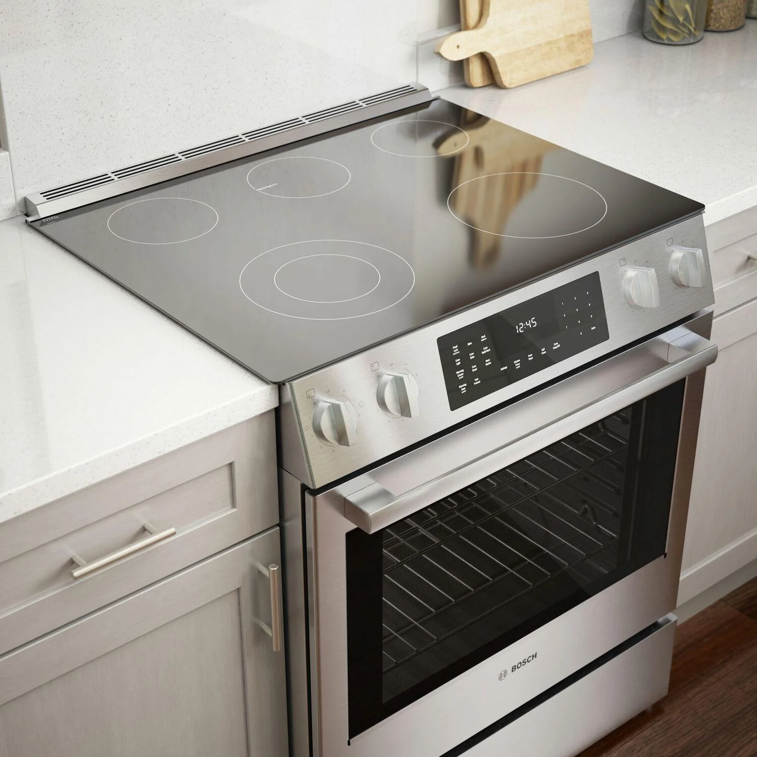 Bosch HEI8056U 800 Series, Electric slide-in range, 30'', Stainless steel - Image 11