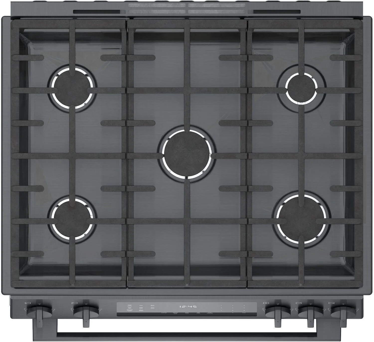Bosch HGI8046UC 800 Series, Gas slide-in range, 30'', Black stainless steel - Image 10