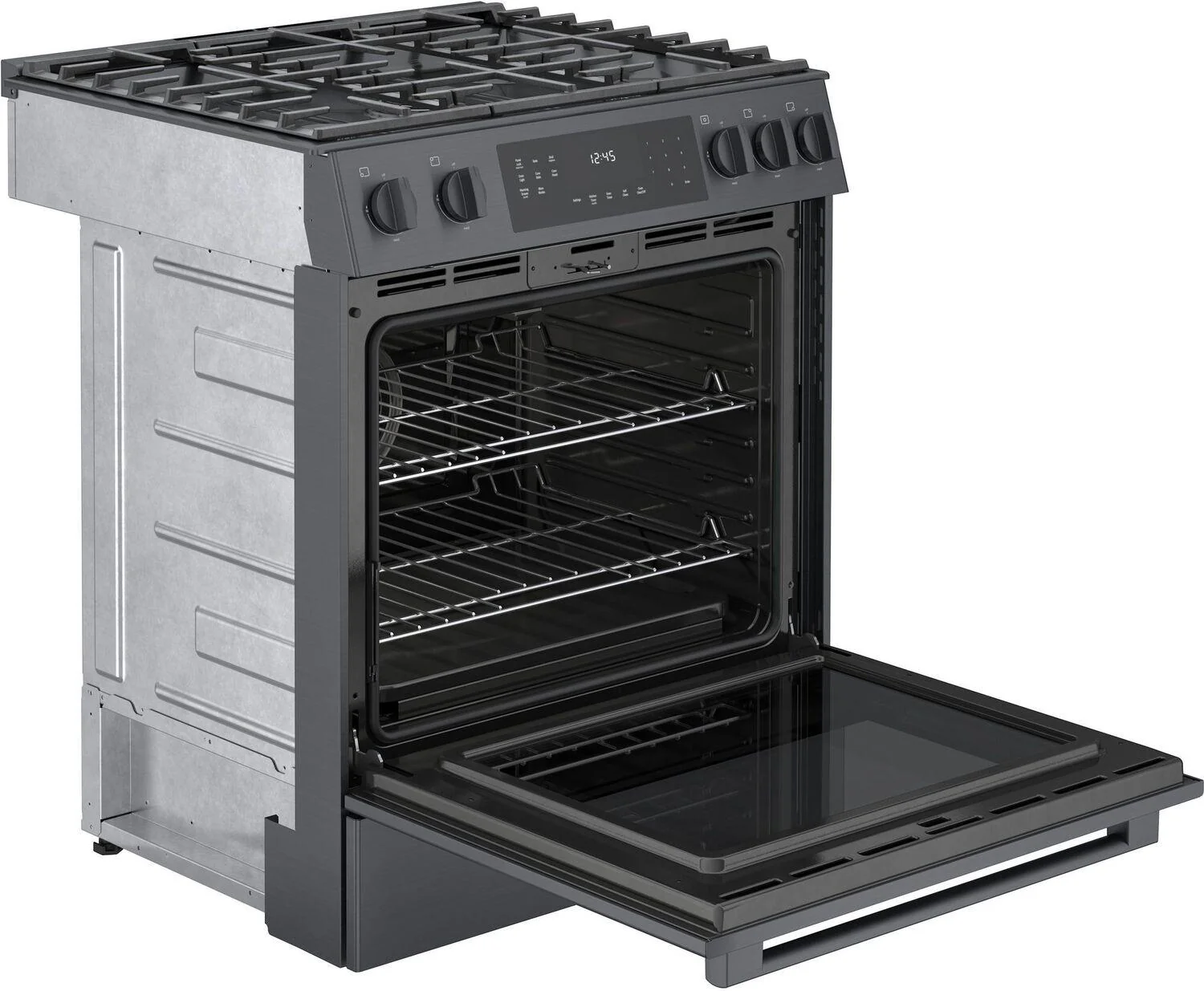 Bosch HGI8046UC 800 Series, Gas slide-in range, 30'', Black stainless steel - Image 9