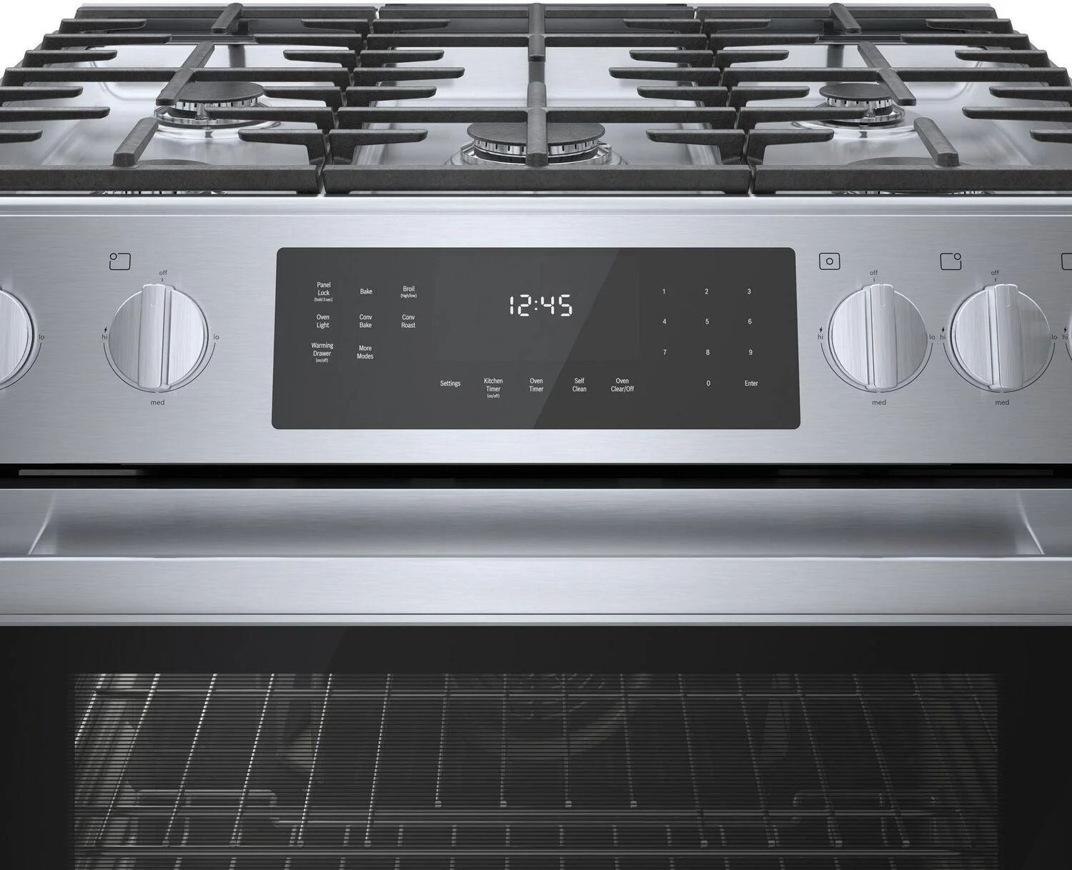 Bosch HGI8056UC 800 Series, Gas slide-in range, 30'', Stainless steel - Image 15