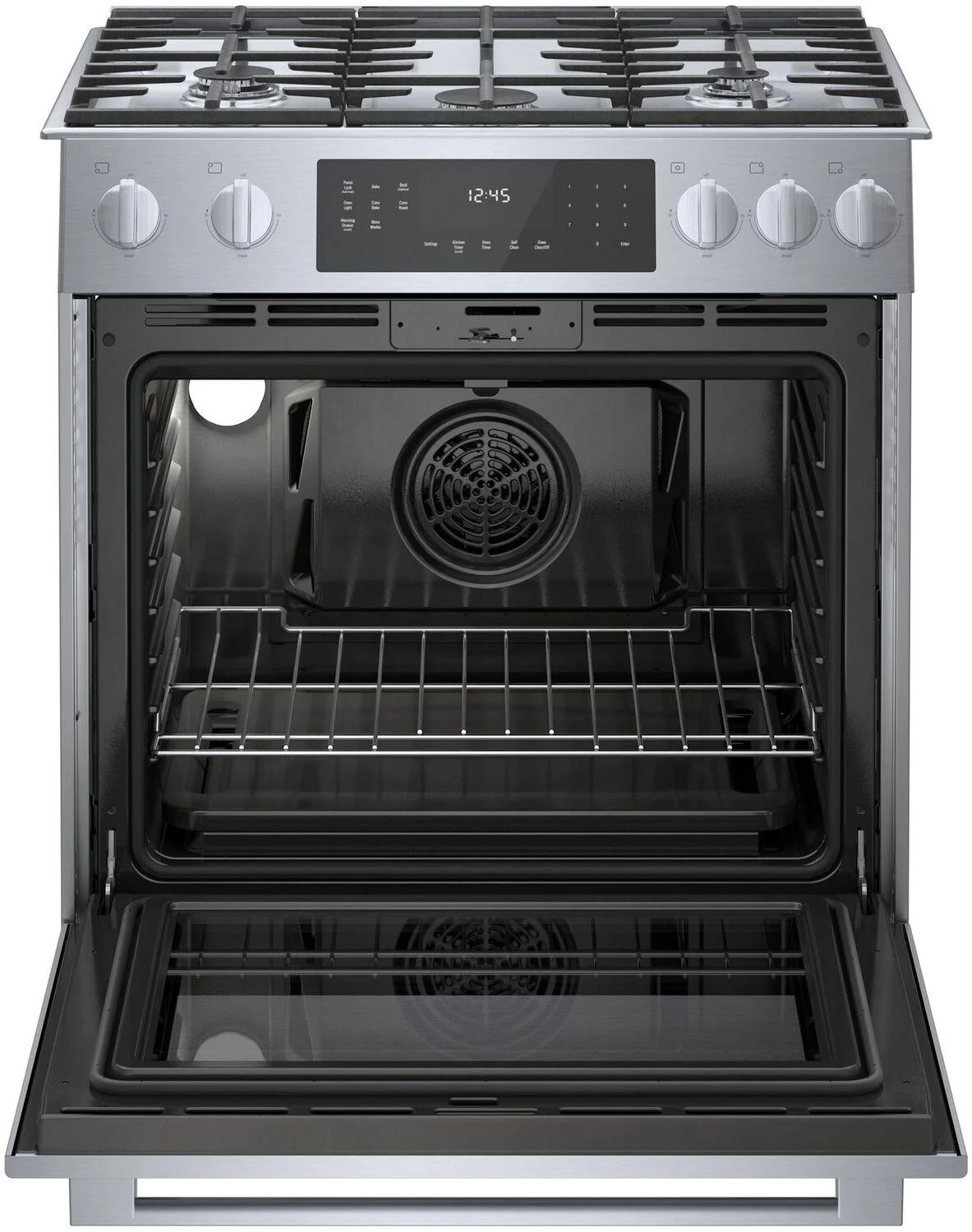 Bosch HGI8056UC 800 Series, Gas slide-in range, 30'', Stainless steel - Image 3