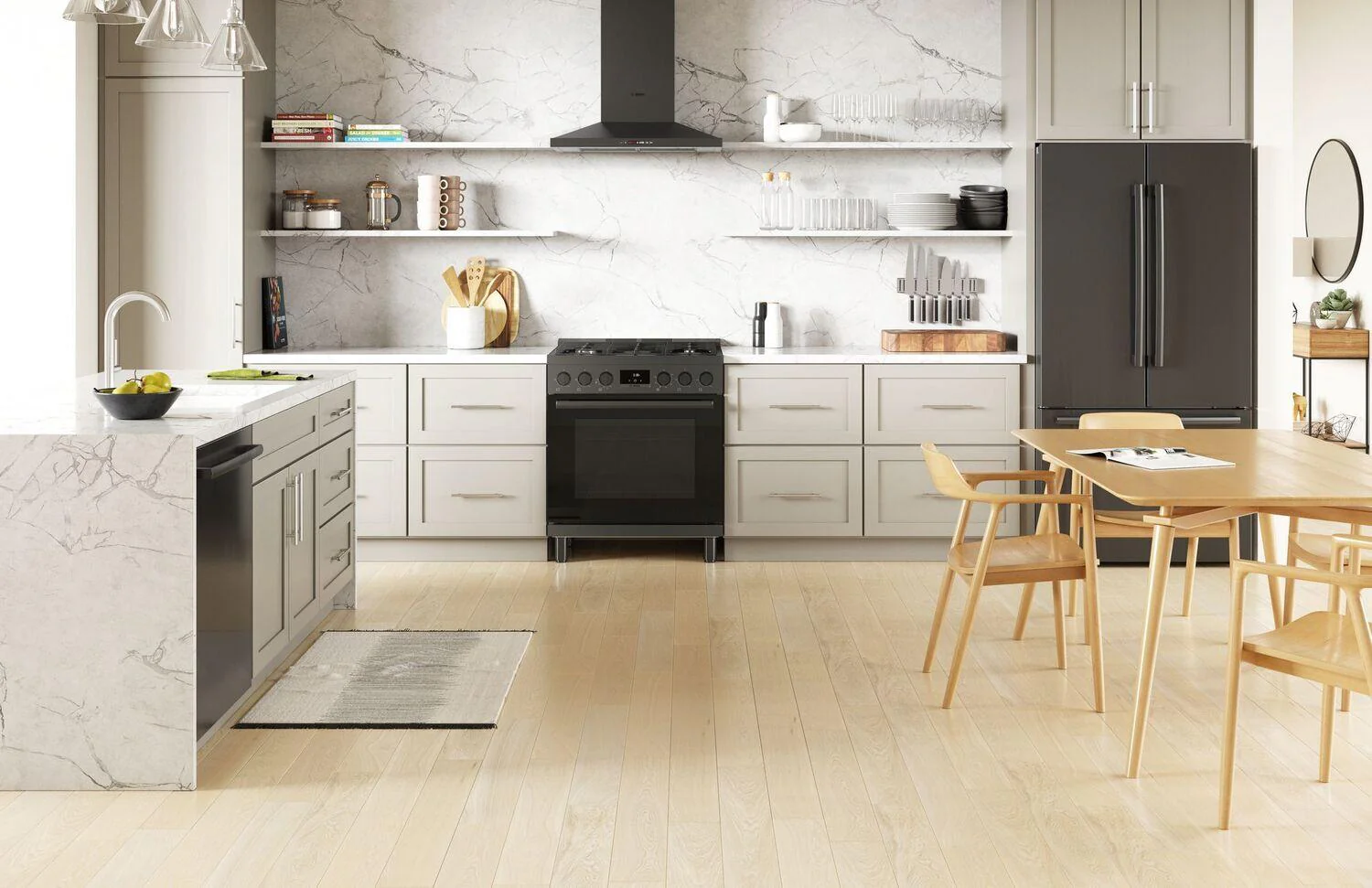 Bosch HGS8045UC 800 Series, Gas freestanding range, 30'', Black stainless steel - Image 25