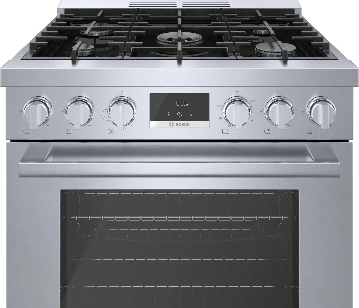 Bosch HGS8055UC 800 Series, Gas freestanding range, 30'', Stainless steel - Image 10