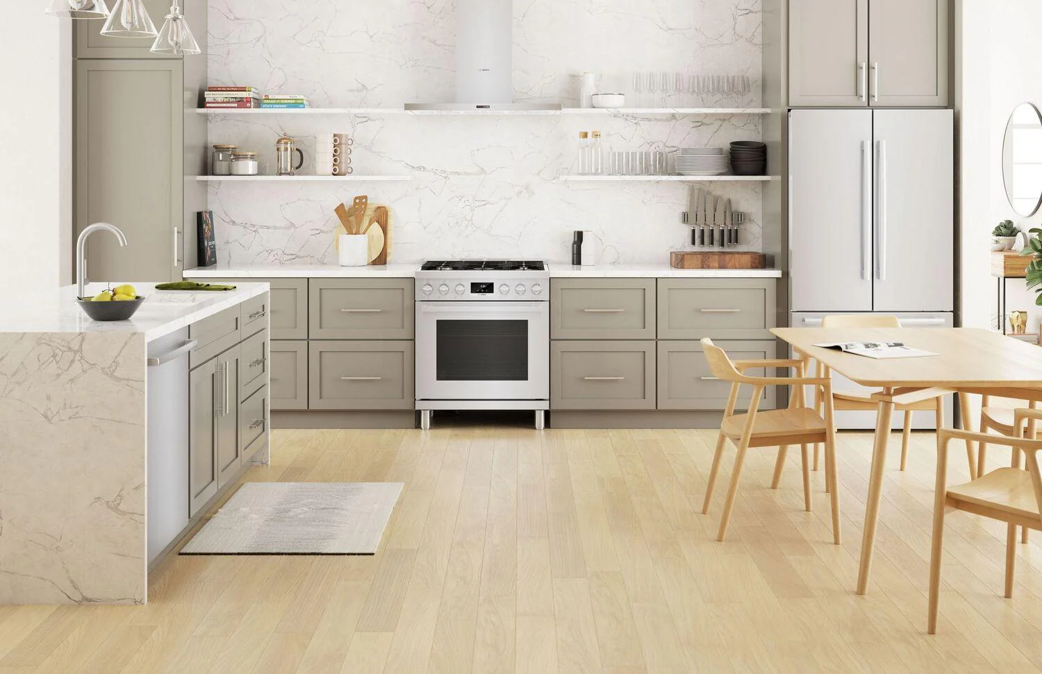 Bosch HGS8055UC 800 Series, Gas freestanding range, 30'', Stainless steel - Image 17