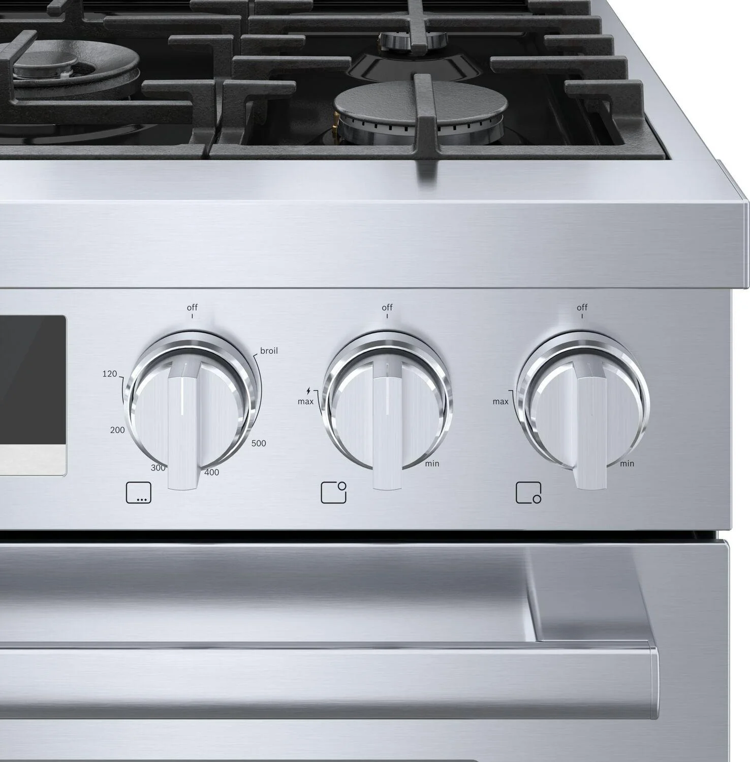Bosch HGS8055UC 800 Series, Gas freestanding range, 30'', Stainless steel - Image 9