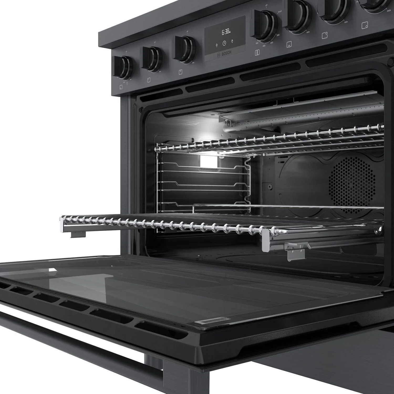 Bosch HGS8645UC 800 Series, Gas freestanding range, 36'', Black stainless steel - Image 10
