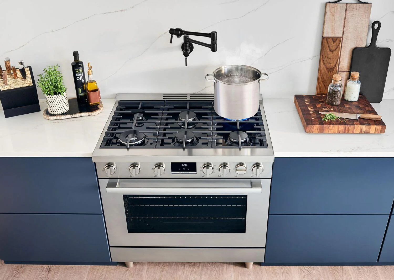 Bosch HGS8655UC 800 Series, Gas freestanding range, 36'', Stainless steel - Image 12