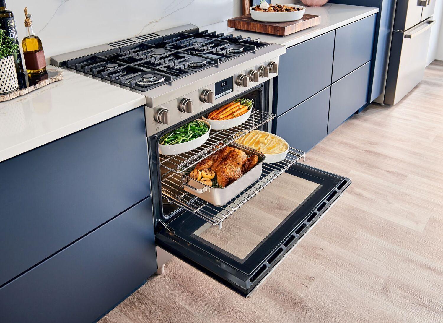 Bosch HGS8655UC 800 Series, Gas freestanding range, 36'', Stainless steel - Image 17