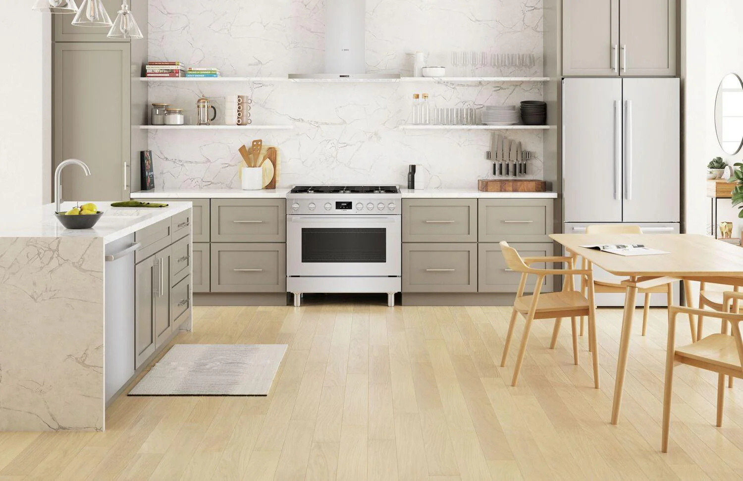 Bosch HGS8655UC 800 Series, Gas freestanding range, 36'', Stainless steel - Image 5