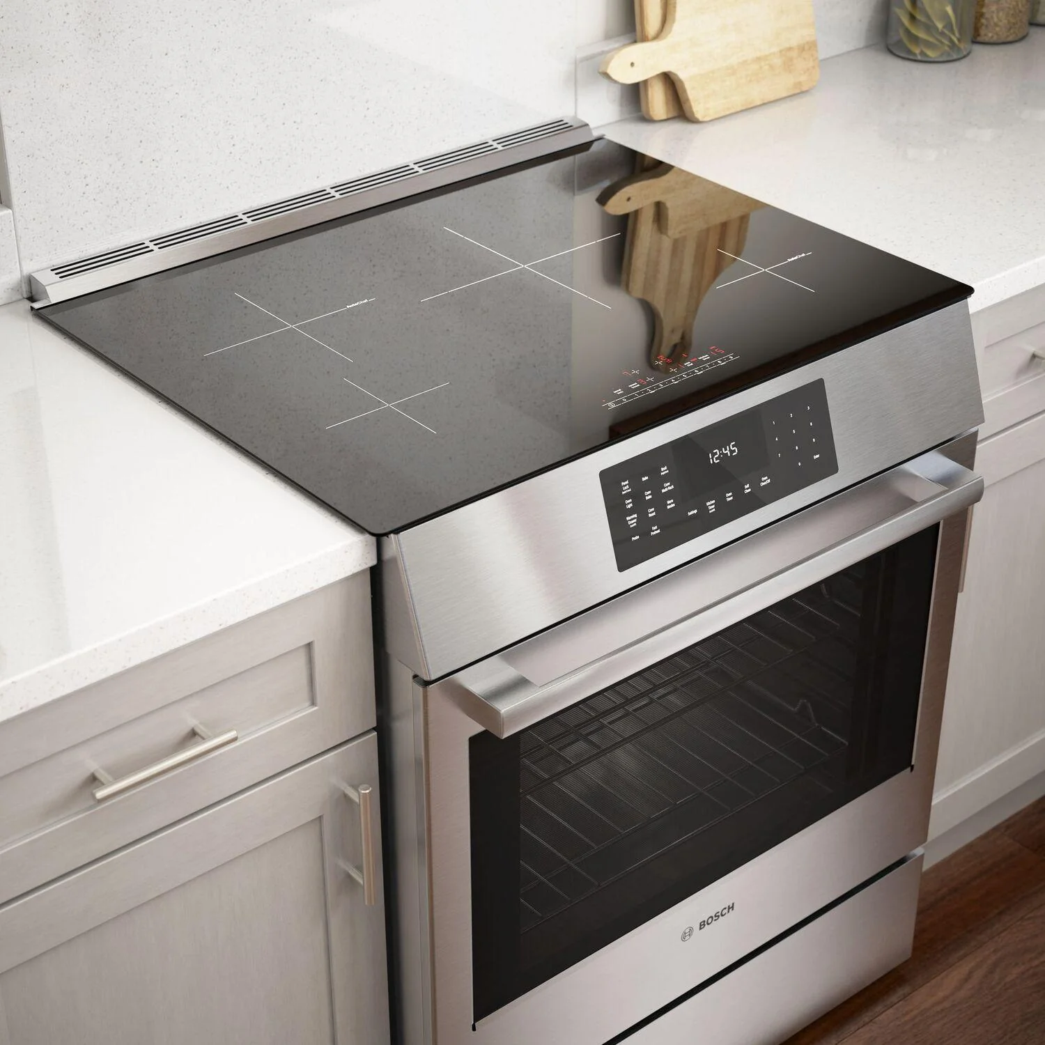 Bosch HII8057U 800 Series, Induction slide-in range, 30'', Stainless steel - Image 13