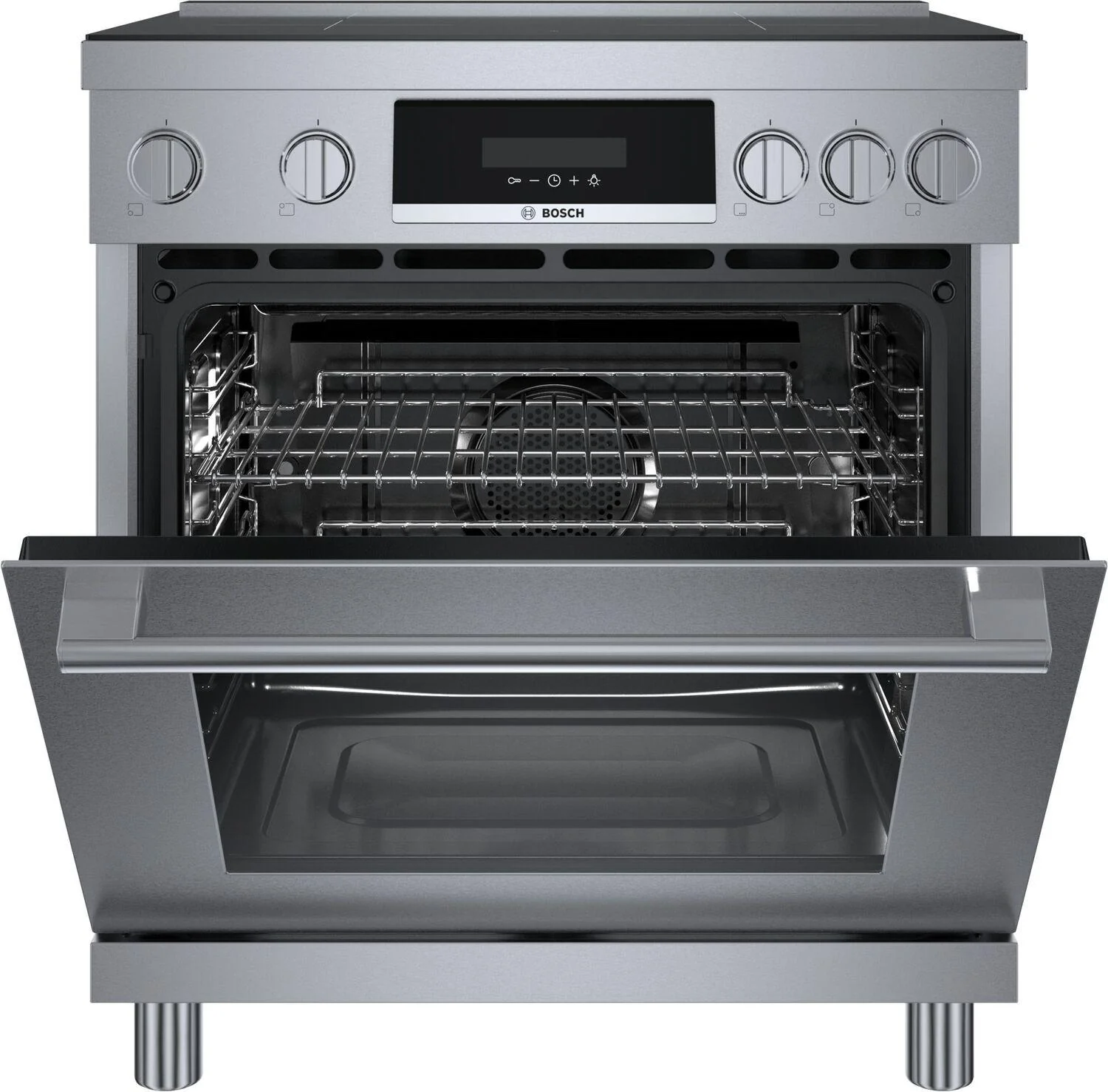 Bosch HIS8055U 800 Series, Induction freestanding range cooker, Stainless steel - Image 4