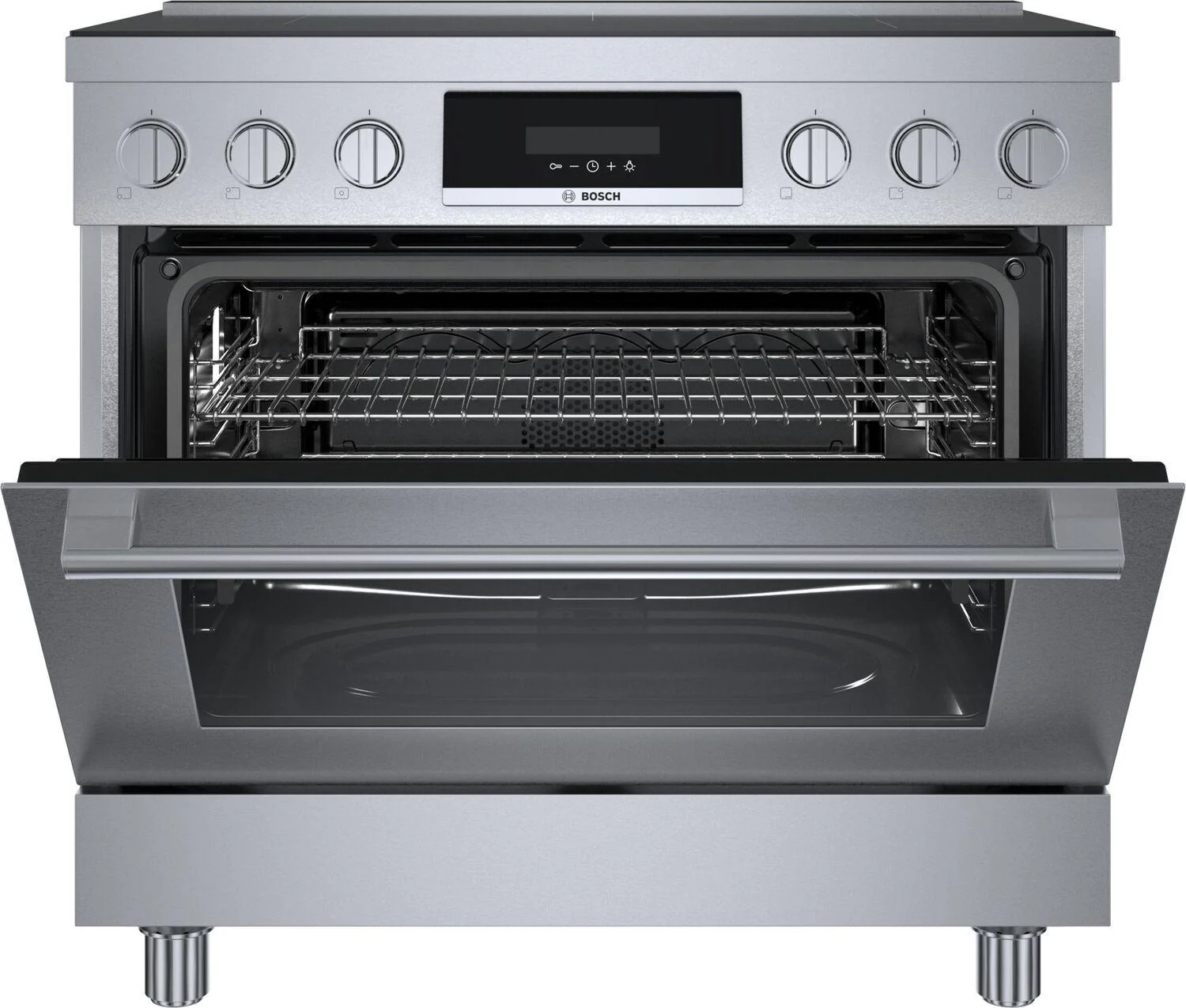 Bosch HIS8655U 800 Series, Induction freestanding range cooker, 36'', Stainless steel - Image 4