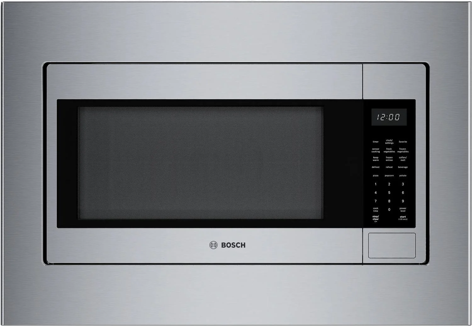 Bosch HMB30155UC 300 Series, Built-In Microwave, 24'', Door Hinge: left, Stainless steel