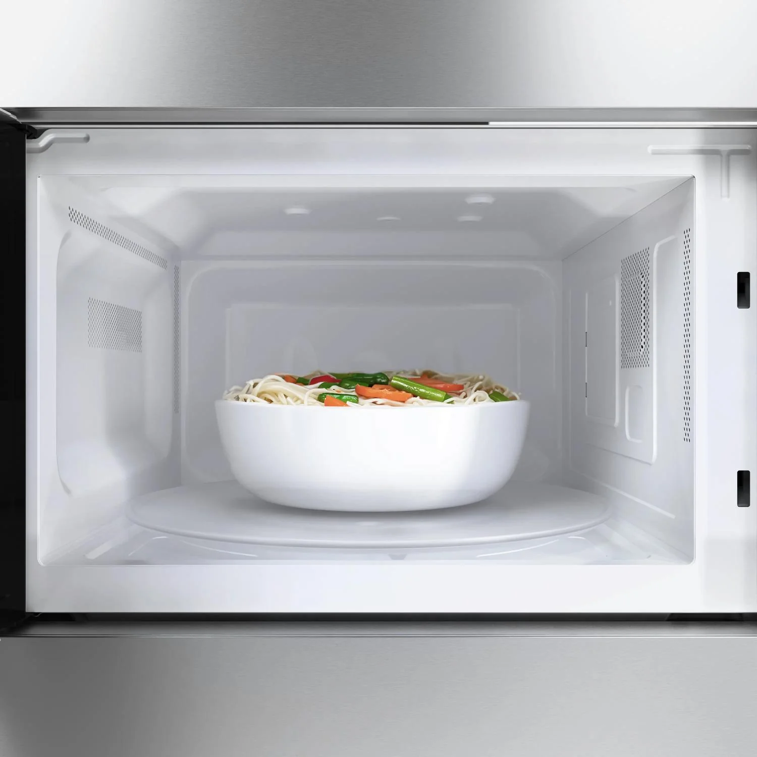 Bosch HMB30155UC 300 Series, Built-In Microwave, 24'', Door Hinge: left, Stainless steel - Image 2