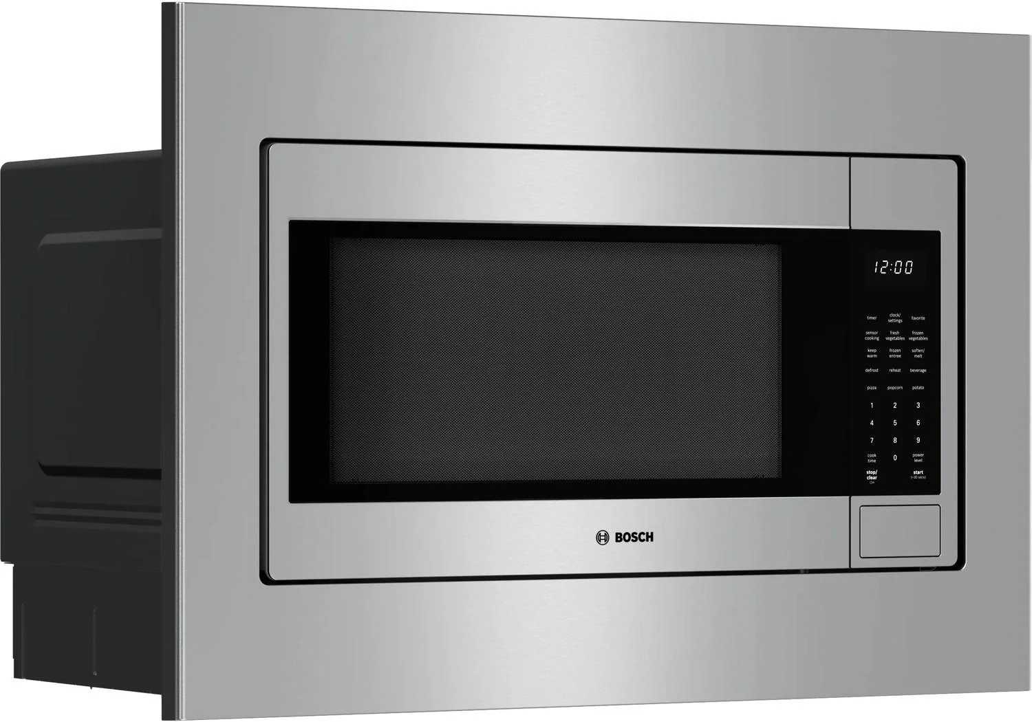 Bosch HMB30155UC 300 Series, Built-In Microwave, 24'', Door Hinge: left, Stainless steel - Image 3