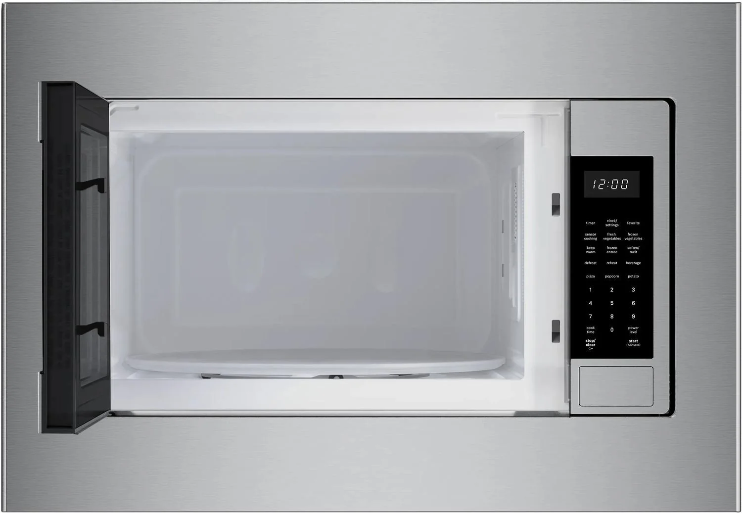 Bosch HMB30155UC 300 Series, Built-In Microwave, 24'', Door Hinge: left, Stainless steel - Image 5