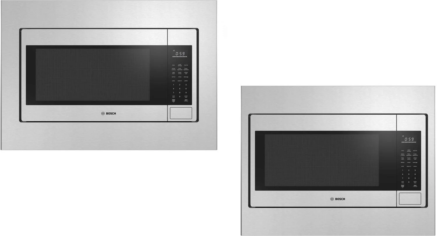 Bosch HMB30155UC 300 Series, Built-In Microwave, 24'', Door Hinge: left, Stainless steel - Image 6