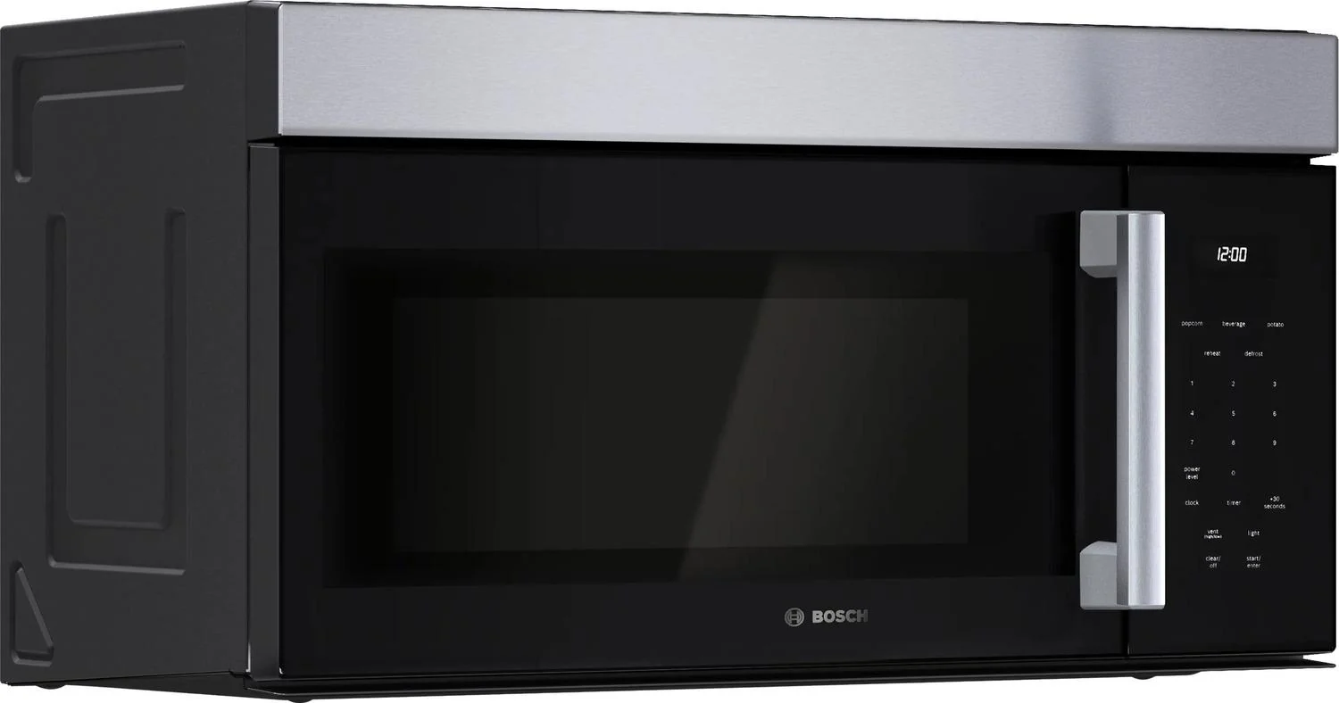 Bosch HMV1055U 100 Series, Over-The-Range Microwave, 30'', Door Hinge: left, Stainless steel - Image 4