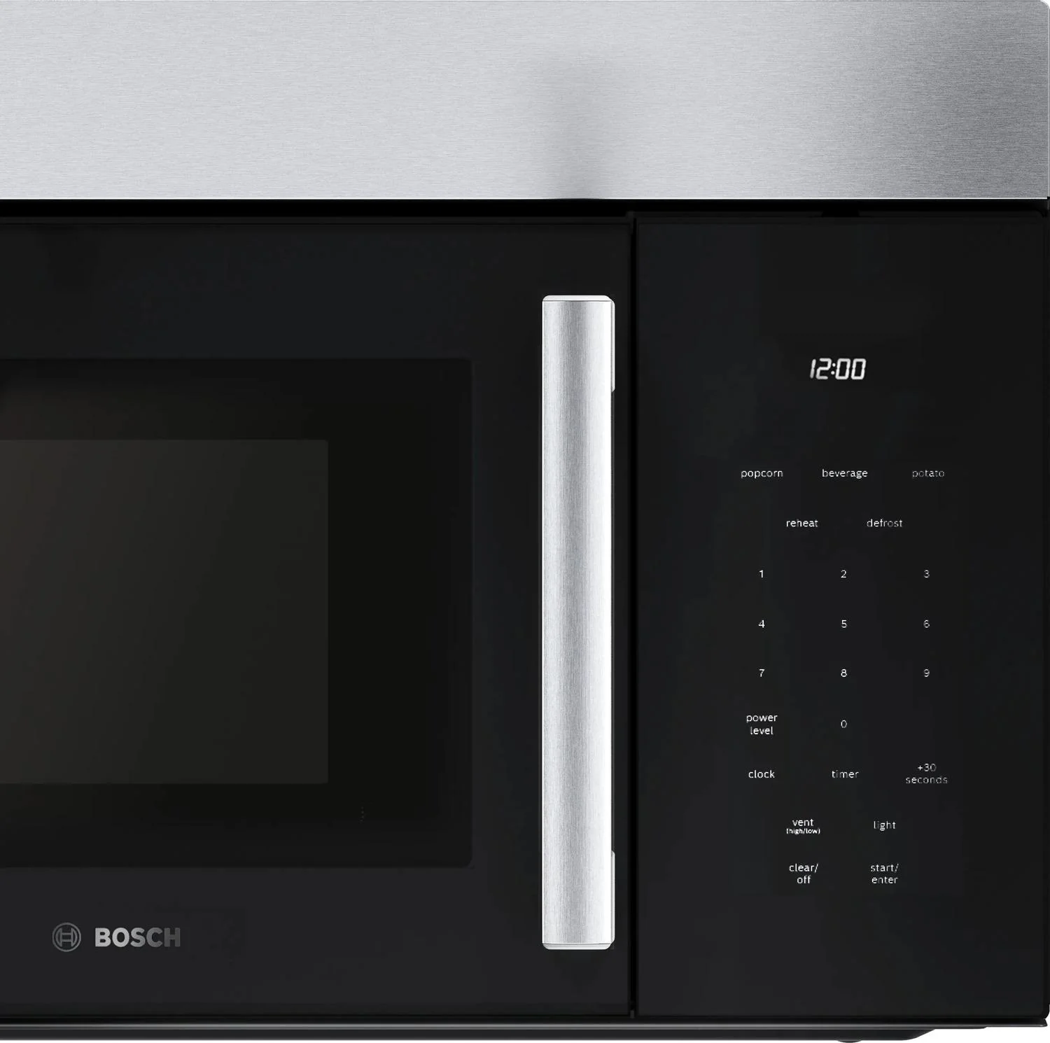 Bosch HMV1055U 100 Series, Over-The-Range Microwave, 30'', Door Hinge: left, Stainless steel - Image 6