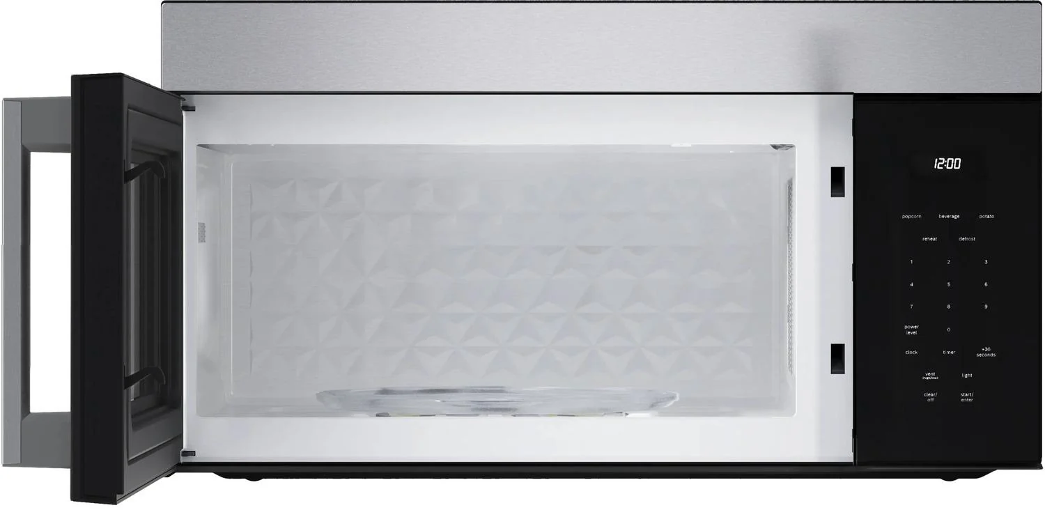 Bosch HMV1055U 100 Series, Over-The-Range Microwave, 30'', Door Hinge: left, Stainless steel - Image 8