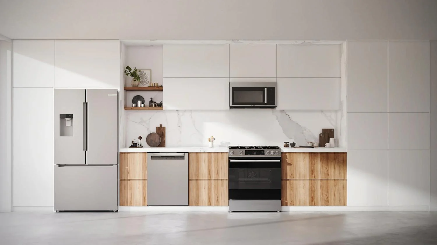 Bosch HMV3055U 300 Series, Over-The-Range Microwave, 30'', Door Hinge: left, Stainless steel - Image 3
