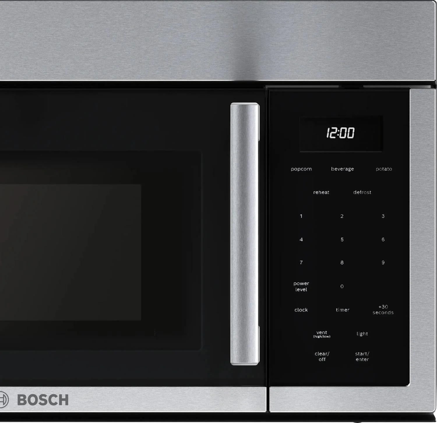 Bosch HMV3055U 300 Series, Over-The-Range Microwave, 30'', Door Hinge: left, Stainless steel - Image 6
