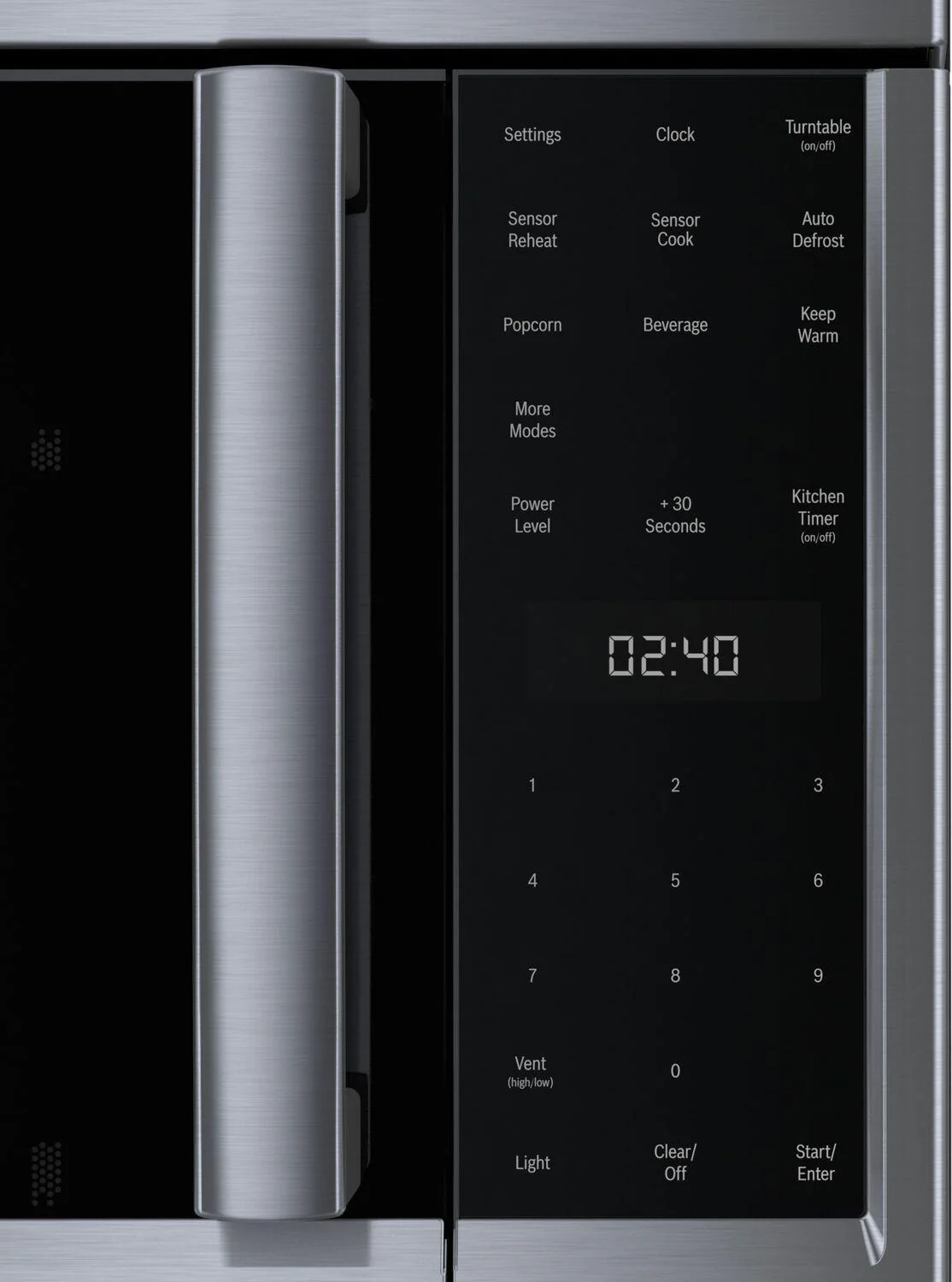 Bosch HMV5053U 500 Series, Over-The-Range Microwave, 30'', Door Hinge: left, Stainless steel - Image 7