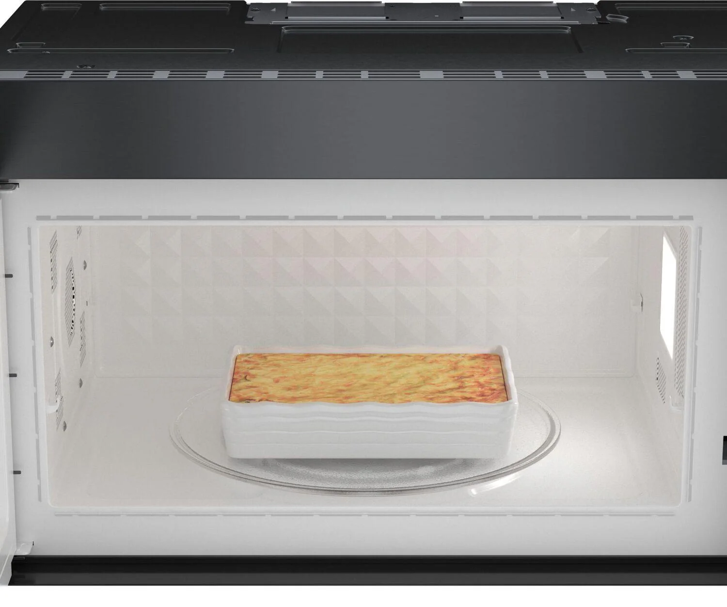 Bosch 800 Series Over-The-Range Microwave 30" Left SideOpening Door, Black Stainless Steel HMV8044U - Image 7