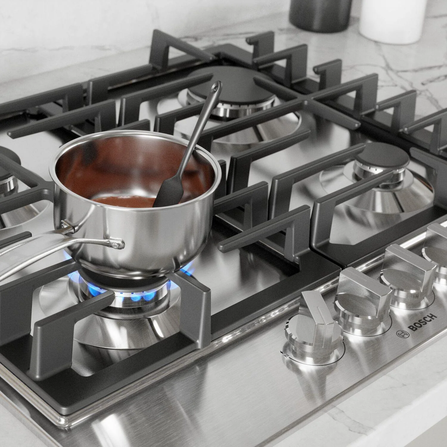 Bosch NGM5458UC 500 Series Gas Cooktop 24" Stainless steel NGM5458UC - Image 3