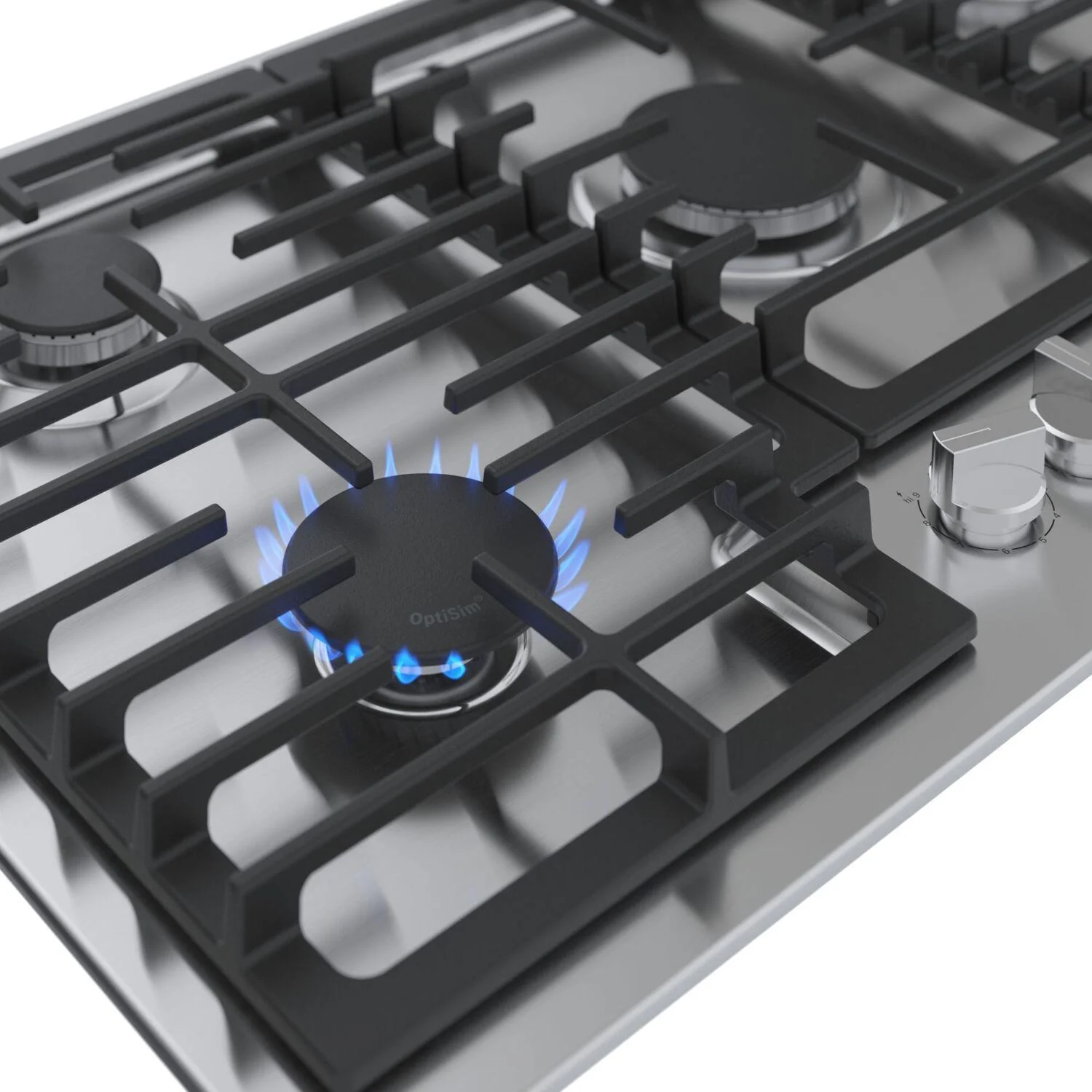 Bosch NGM5659UC 500 Series, Gas hob, 36'', Stainless steel - Image 4