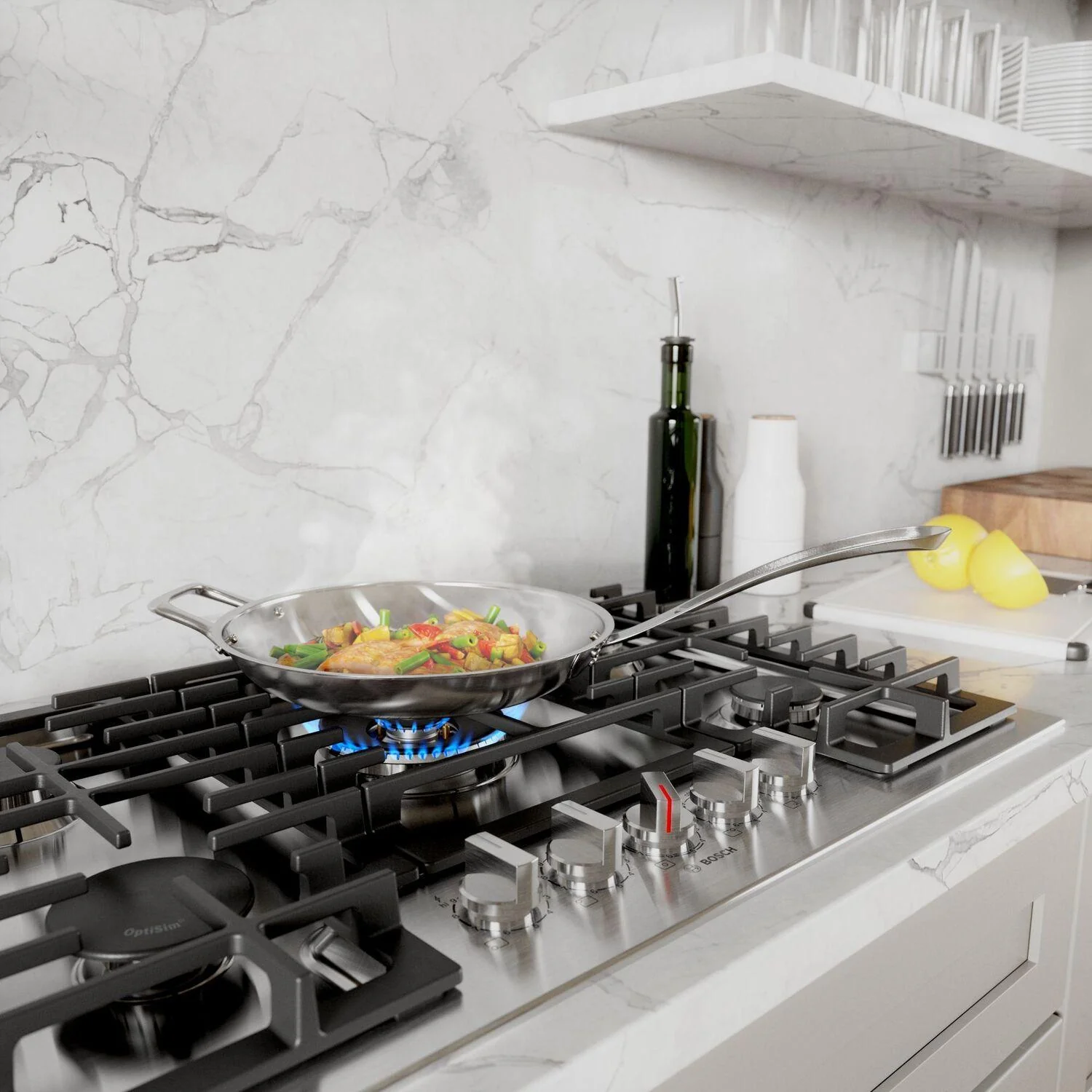 Bosch 800 Series Gas Cooktop 30" Stainless steel NGM8058UC - Image 6