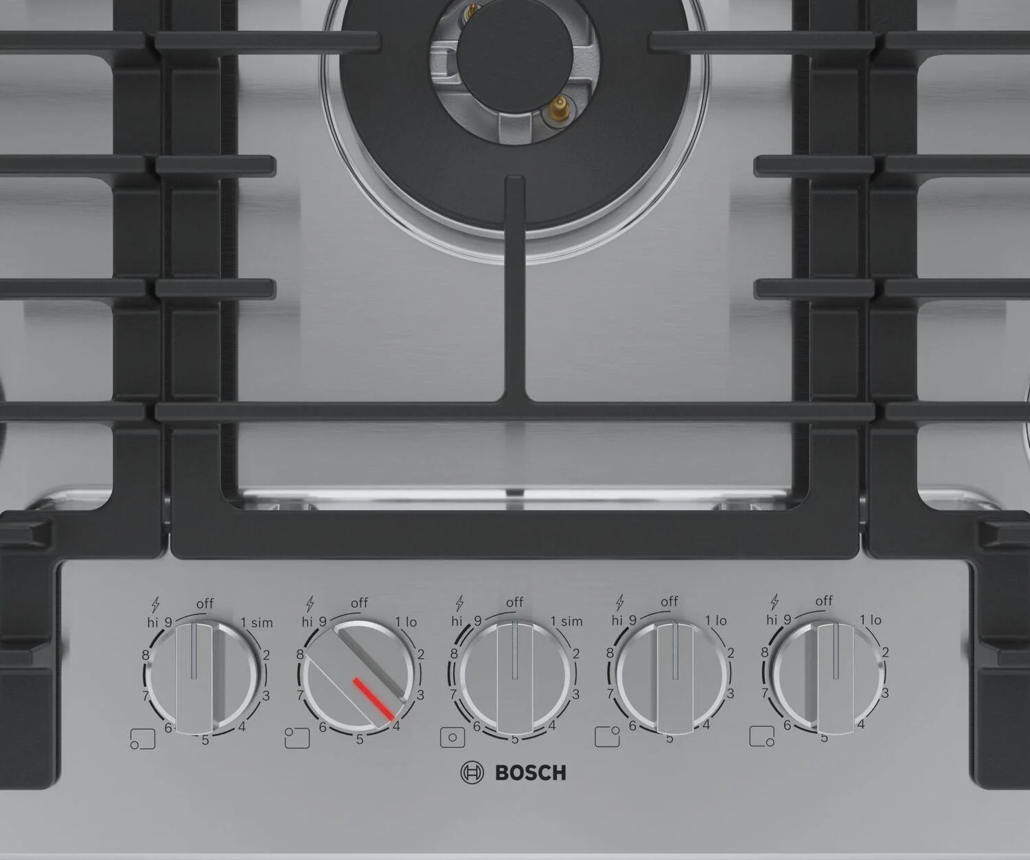 Bosch NGM8059UC 800 Series, Gas hob, 30'', Stainless steel - Image 2