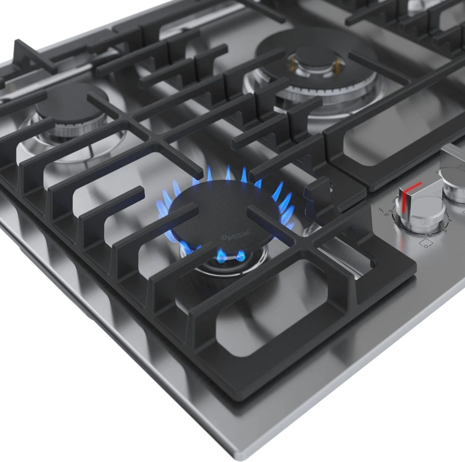 Bosch NGM8059UC 800 Series, Gas hob, 30'', Stainless steel - Image 3
