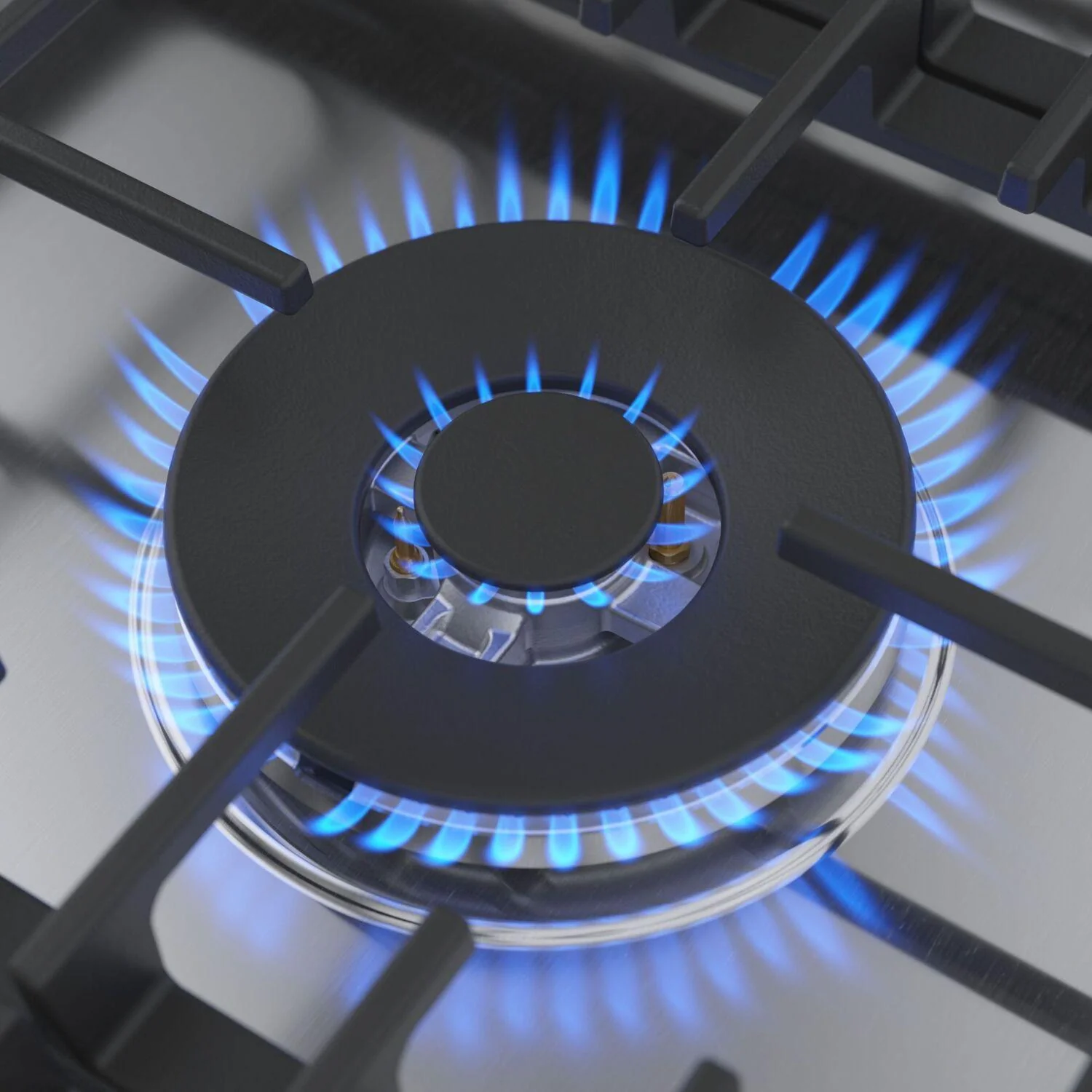 Bosch NGM8059UC 800 Series, Gas hob, 30'', Stainless steel - Image 4