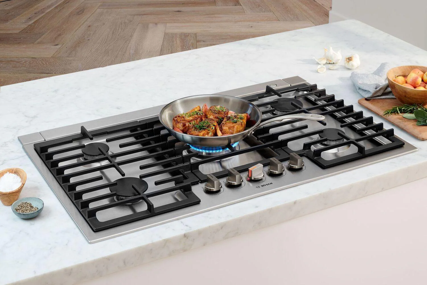 Bosch 800 Series Gas Cooktop 36" Stainless steel NGM8658UC - Image 14