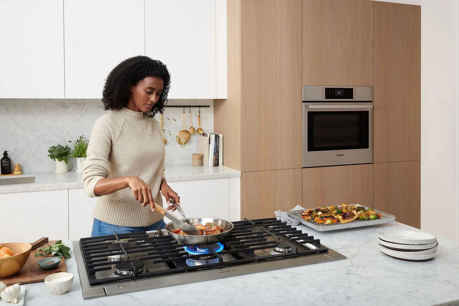 Bosch 800 Series Gas Cooktop 36" Stainless steel NGM8658UC - Image 23