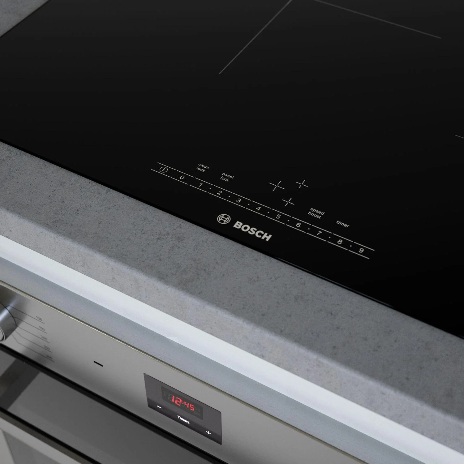 Bosch NIT5460UC 500 Series Induction Cooktop 24" Black, Without Frame - Image 8