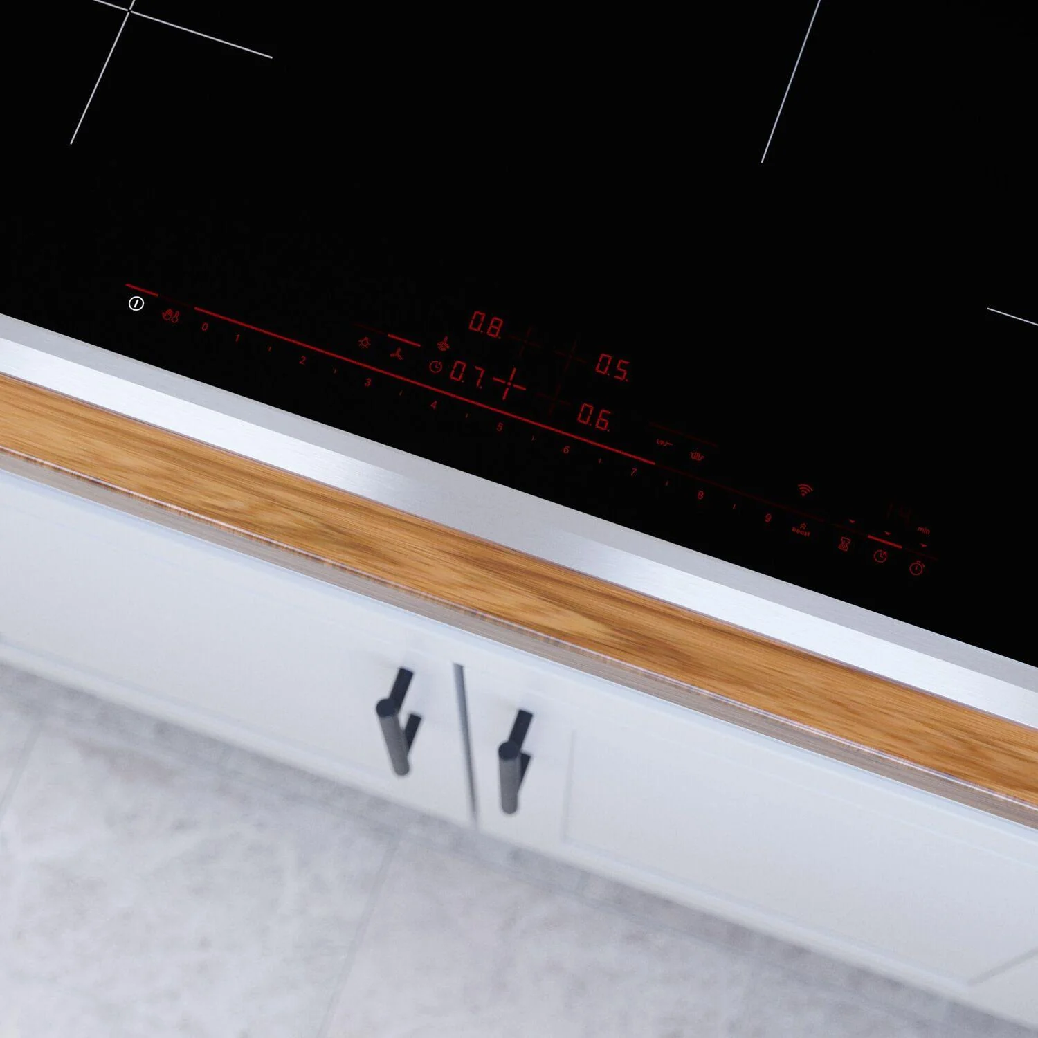 Bosch NIT8060SUC 800 Series Induction Cooktop 30" Black, surface mount with frame - Image 10