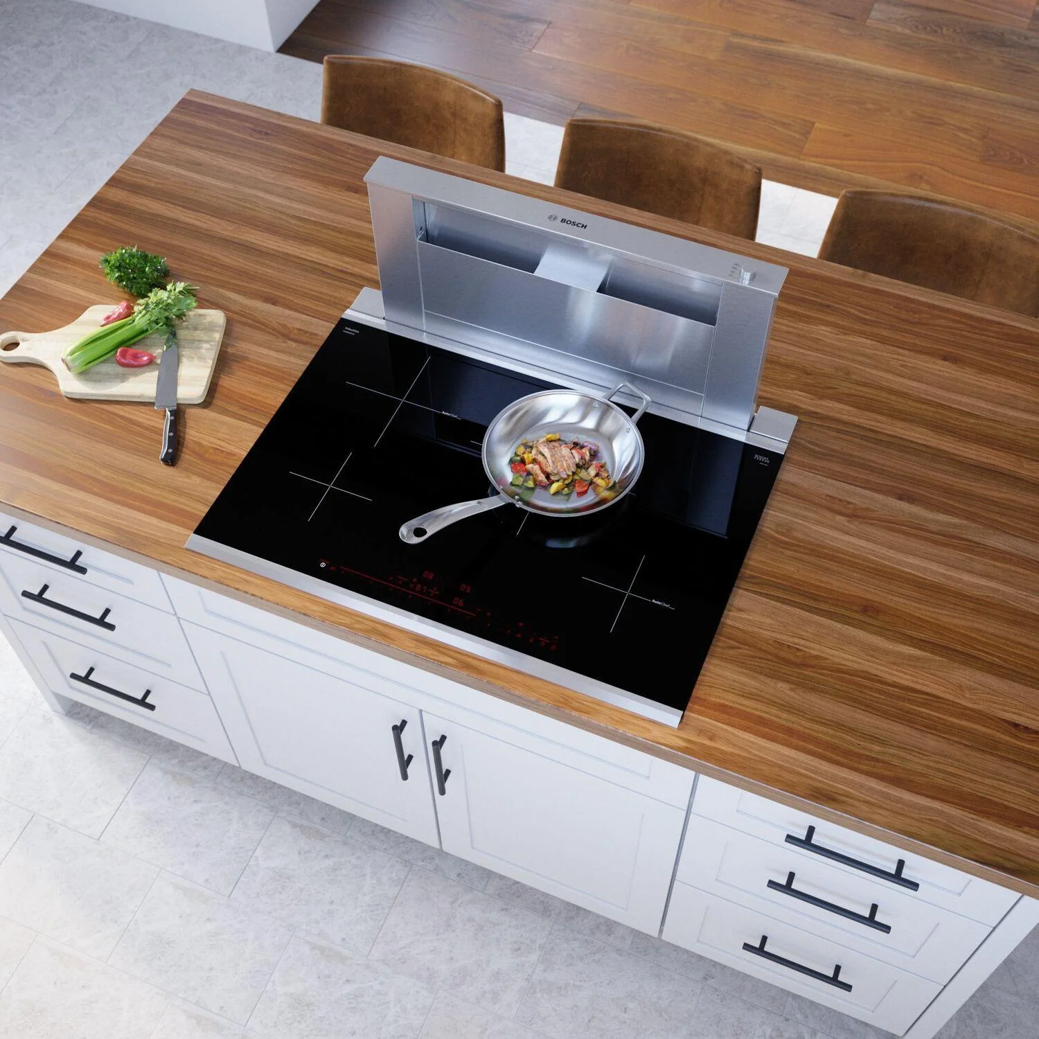 Bosch NIT8060SUC 800 Series Induction Cooktop 30" Black, surface mount with frame - Image 9