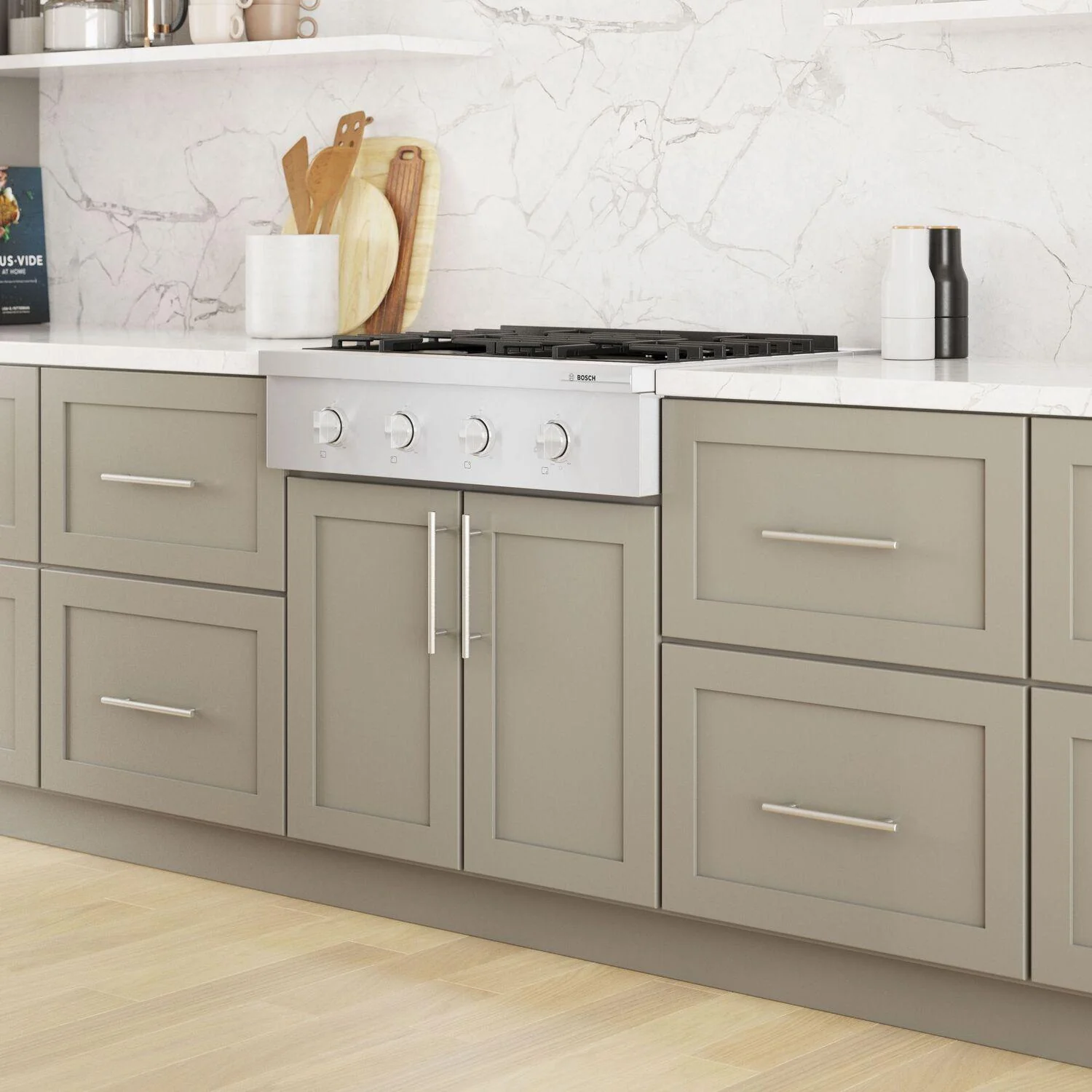 Bosch RGM8058UC 800 Series Gas Rangetop 30" Stainless steel - Image 12