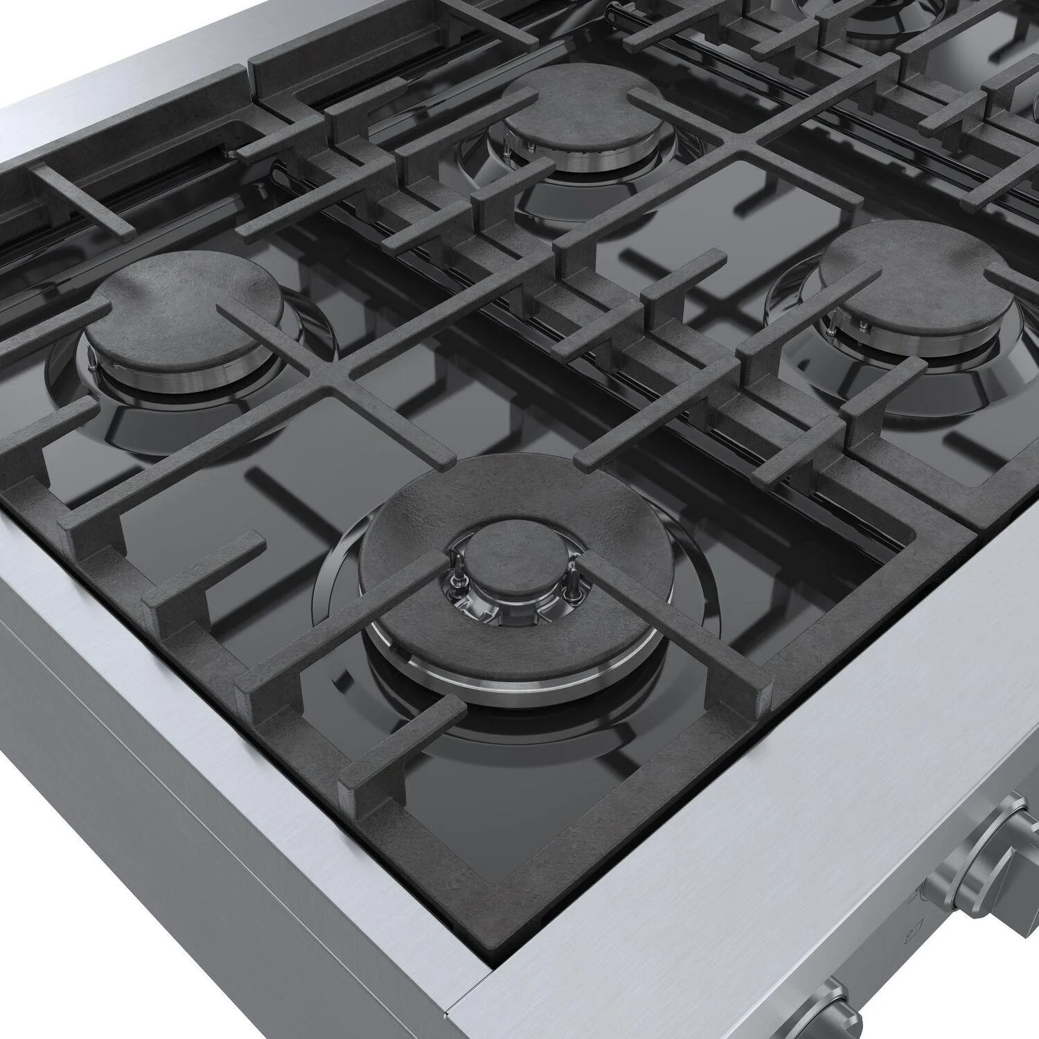 Bosch RGM8658UC 800 Series, Professional Rangetop, 36 ", Stainless steel - Image 2